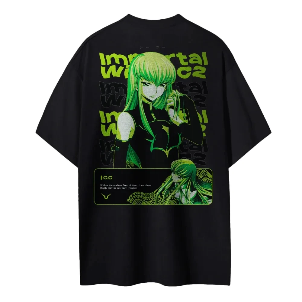 Men Shoes Quotes - New Code Geass T-Shirt C.C. Character