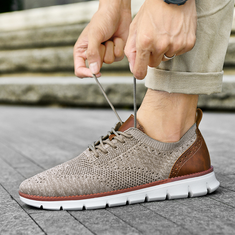 Men'S Shoes Casual Sneakers - Men Casual Shoes Classic Breathable Brogue