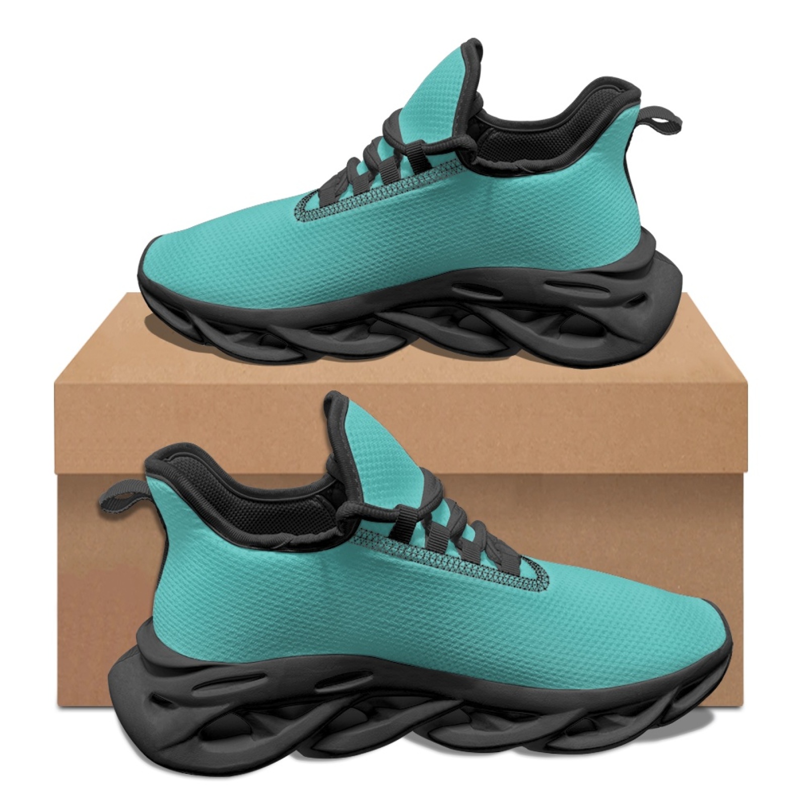 Men'S Shoes Casual Sneakers - PENSTROLL Teal Mesh Breathable Men's Trail