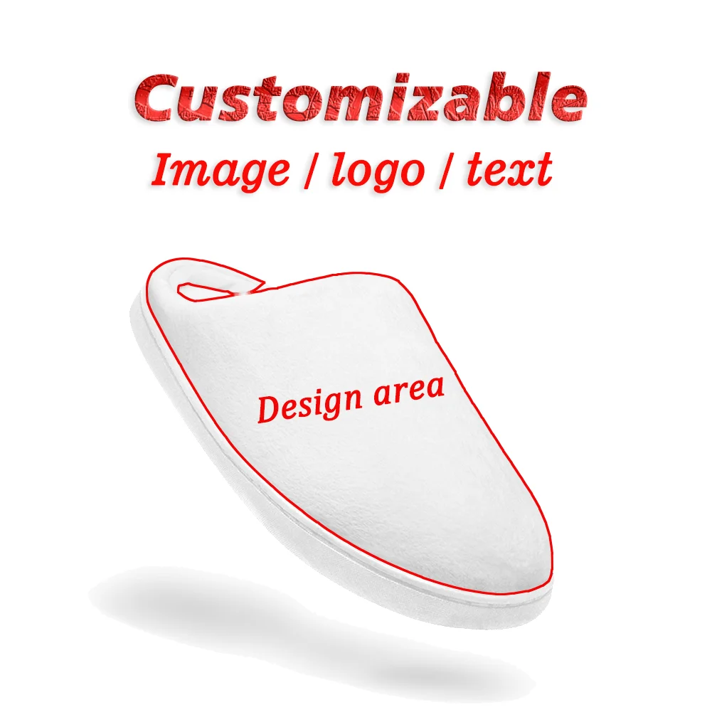 Men Shoes Kinds - Customizable Printed cotton slippers for men