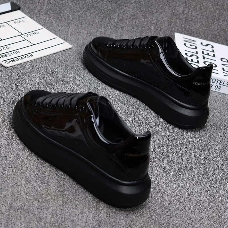 2025 Lacquered White Casual Sh - Men'S Shoes Casual Sneakers 评论和价格