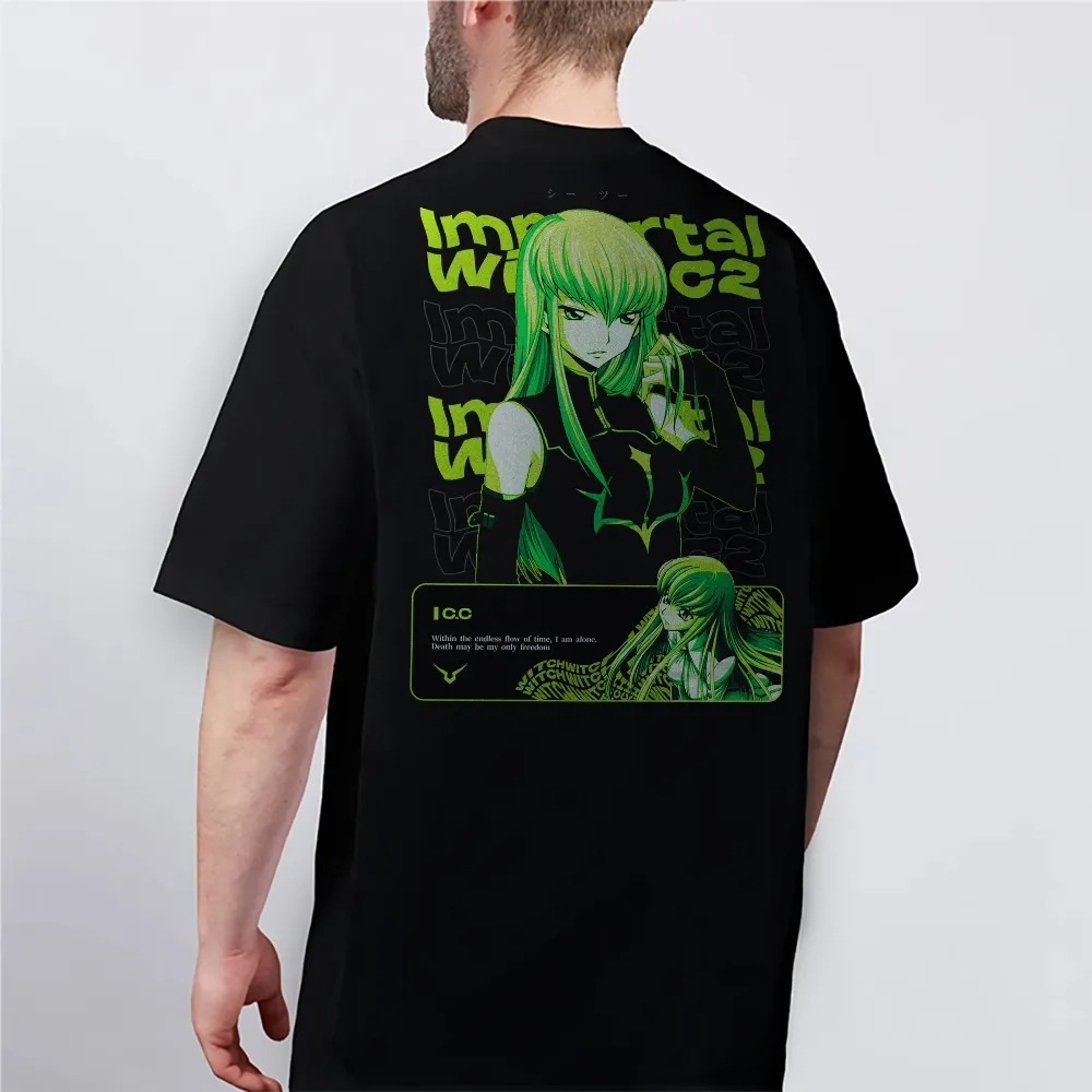 New Code Geass T-Shirt C.C. Ch - Men Shoes Quotes 评论和价格