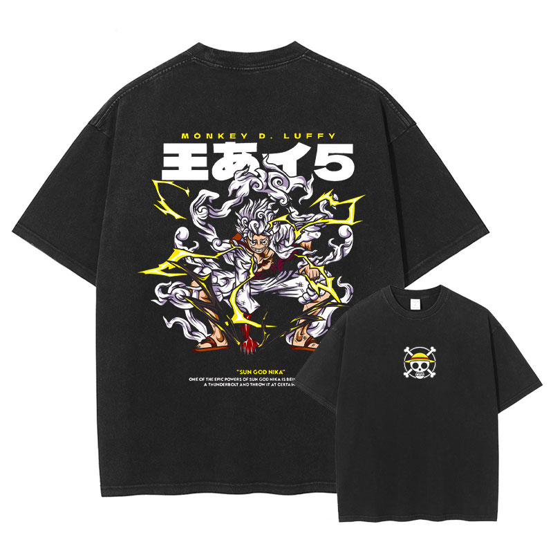 Anime Nika Luffy T Shirt Vinta - Men'S Shoes Xl 评论和价格