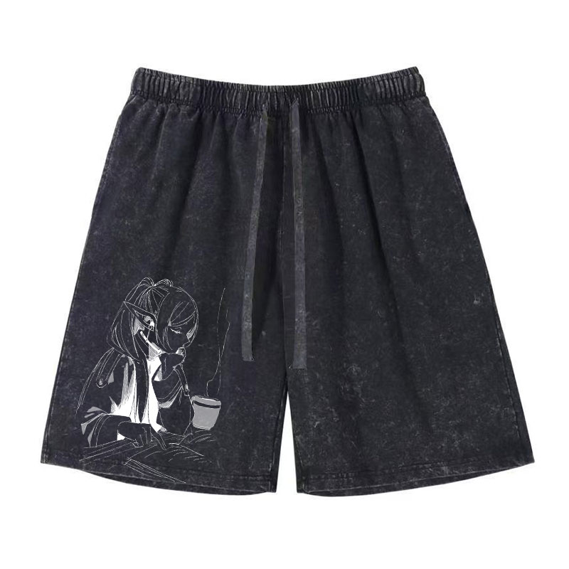 Anime Frieren Shorts Vintage W - Men'S Shoes Xl 评论和价格