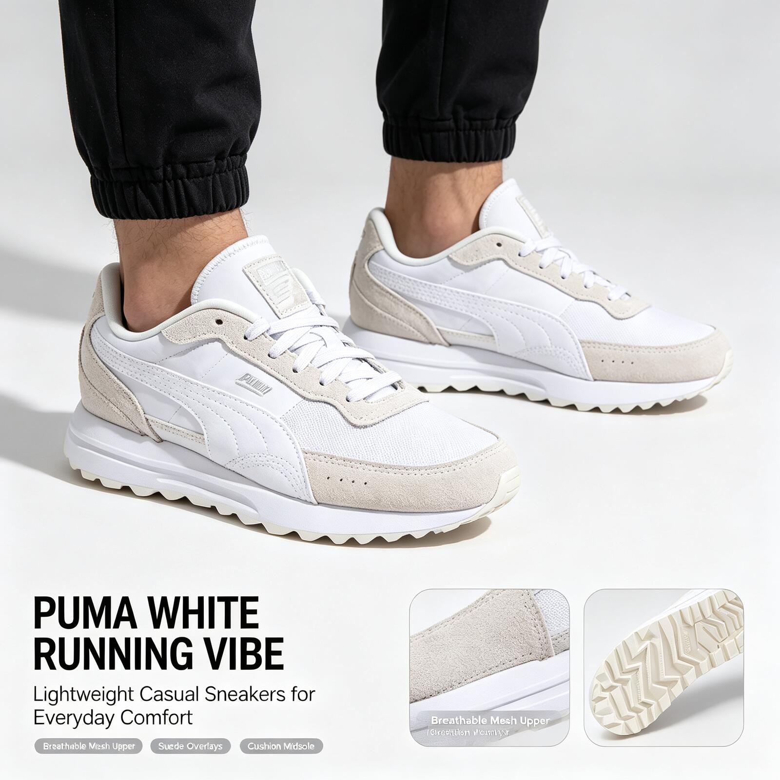 New Hot Puma White Lightweight - Men Shoes Puma 评论和价格