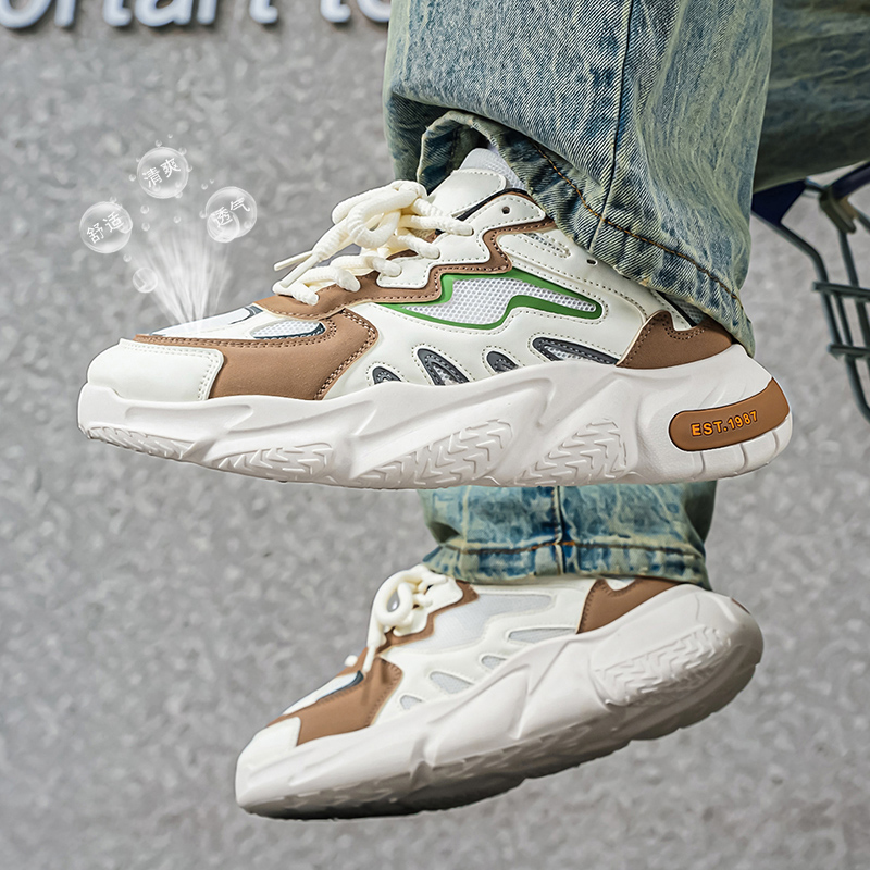 Men's Chunky Dad Sneakers Brea - Men Shoes Eu To Us 评论和价格