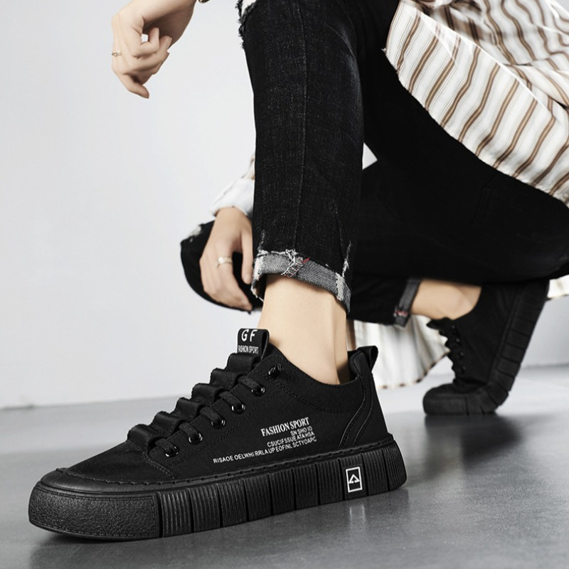 Men's Chunky Sole Low Top Canv - Men'S Shoes Casual Sneakers 评论和价格