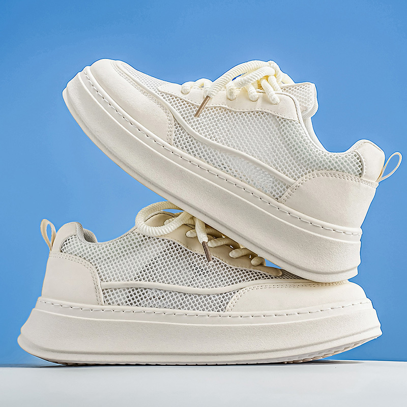 Men's Breathable Mesh Platform - Men Shoes Eu To Us 评论和价格