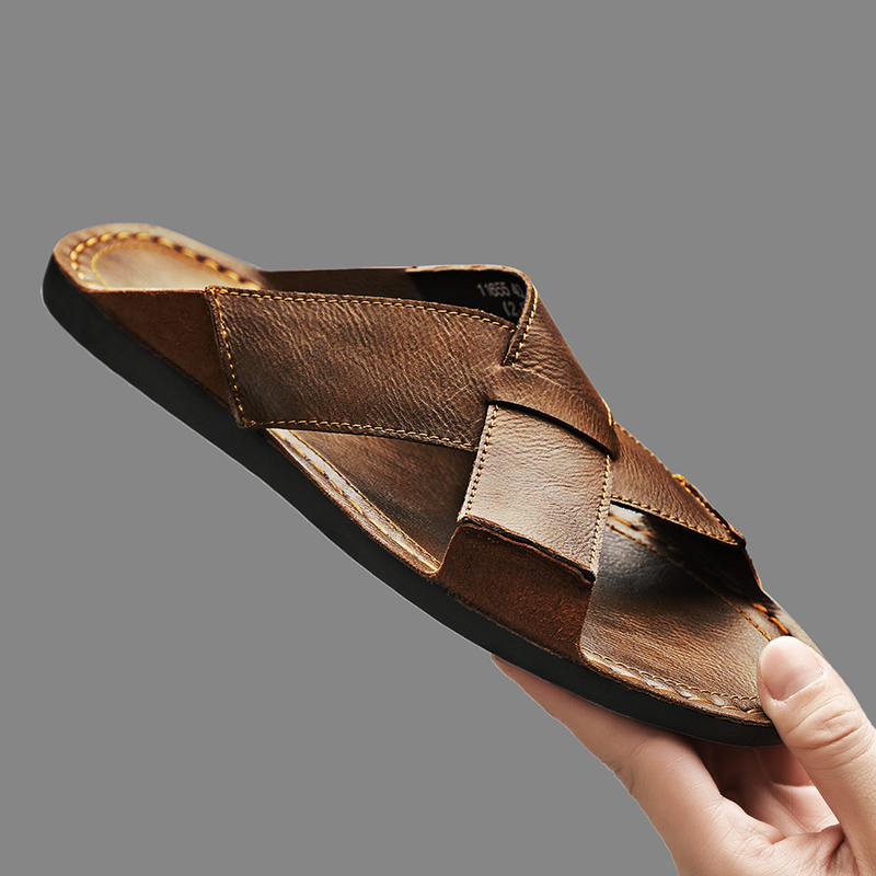 Fashion Genuine Leather Men Sl - Men'S Shoes Hey Dude 评论和价格