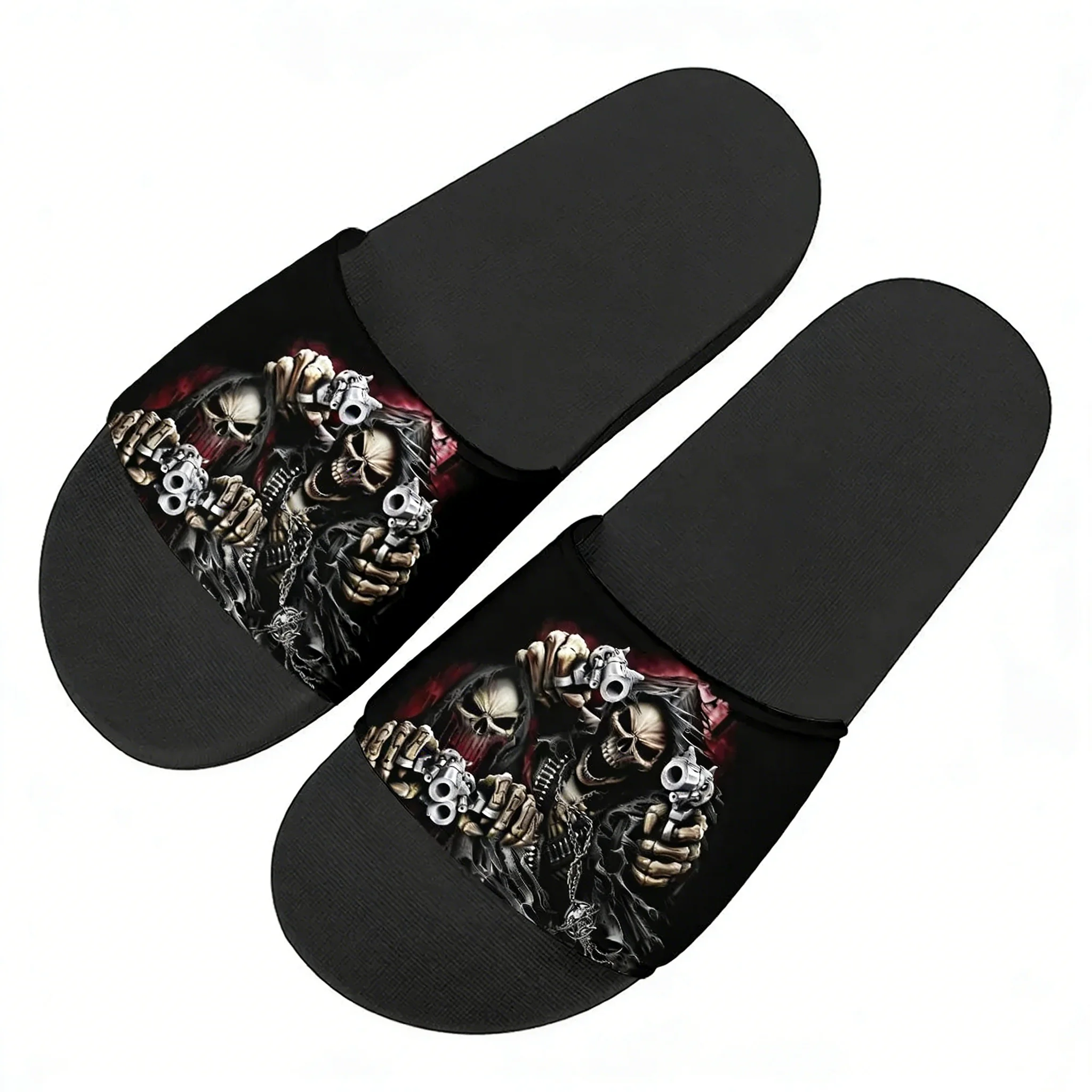 Crazy Skeleton Slippers Home W - Men Shoes Style 评论和价格