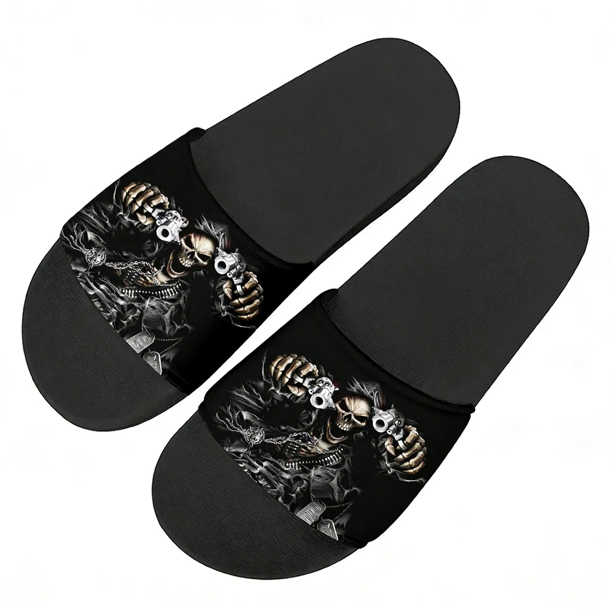 Crazy Skeleton Slippers Home W - Men Shoes Style 评论和价格