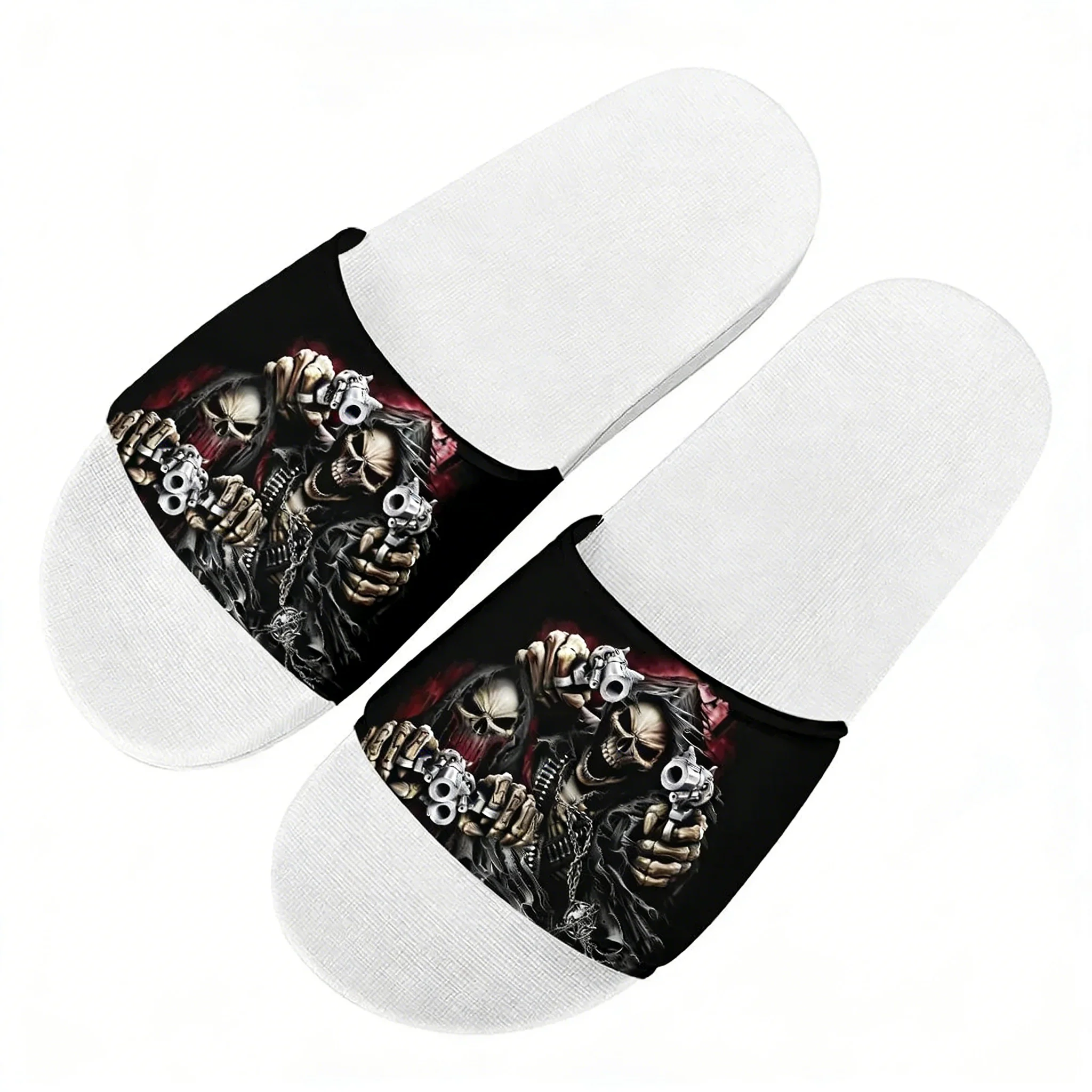 Crazy Skeleton Slippers Home W - Men Shoes Style 评论和价格