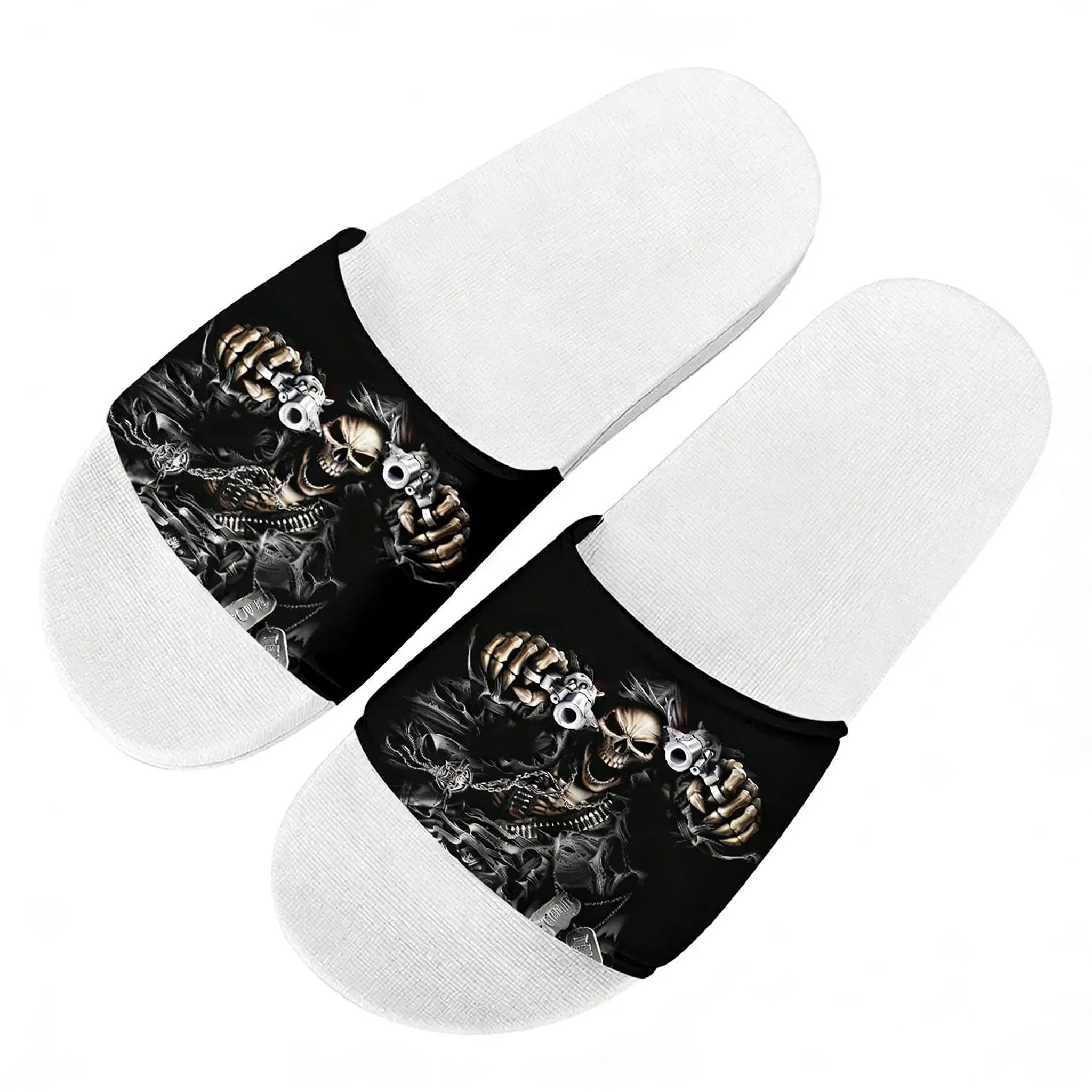 Crazy Skeleton Slippers Home W - Men Shoes Style 评论和价格
