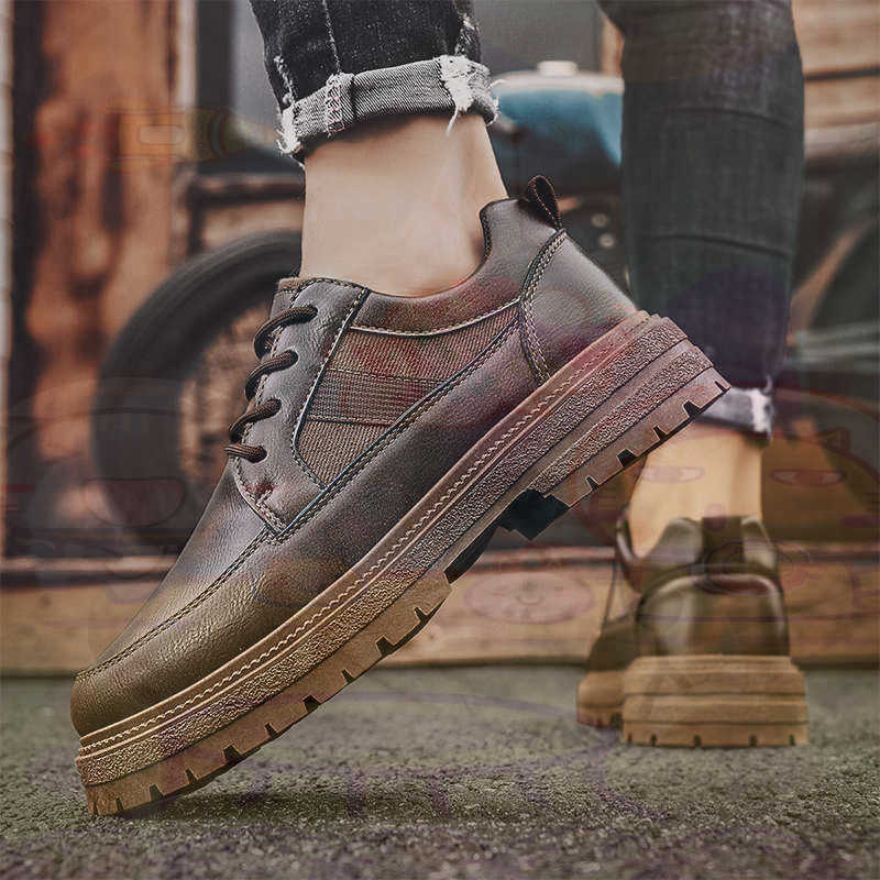 Dark Natural Leather Fashion T - Men Shoes Eu To Us 评论和价格