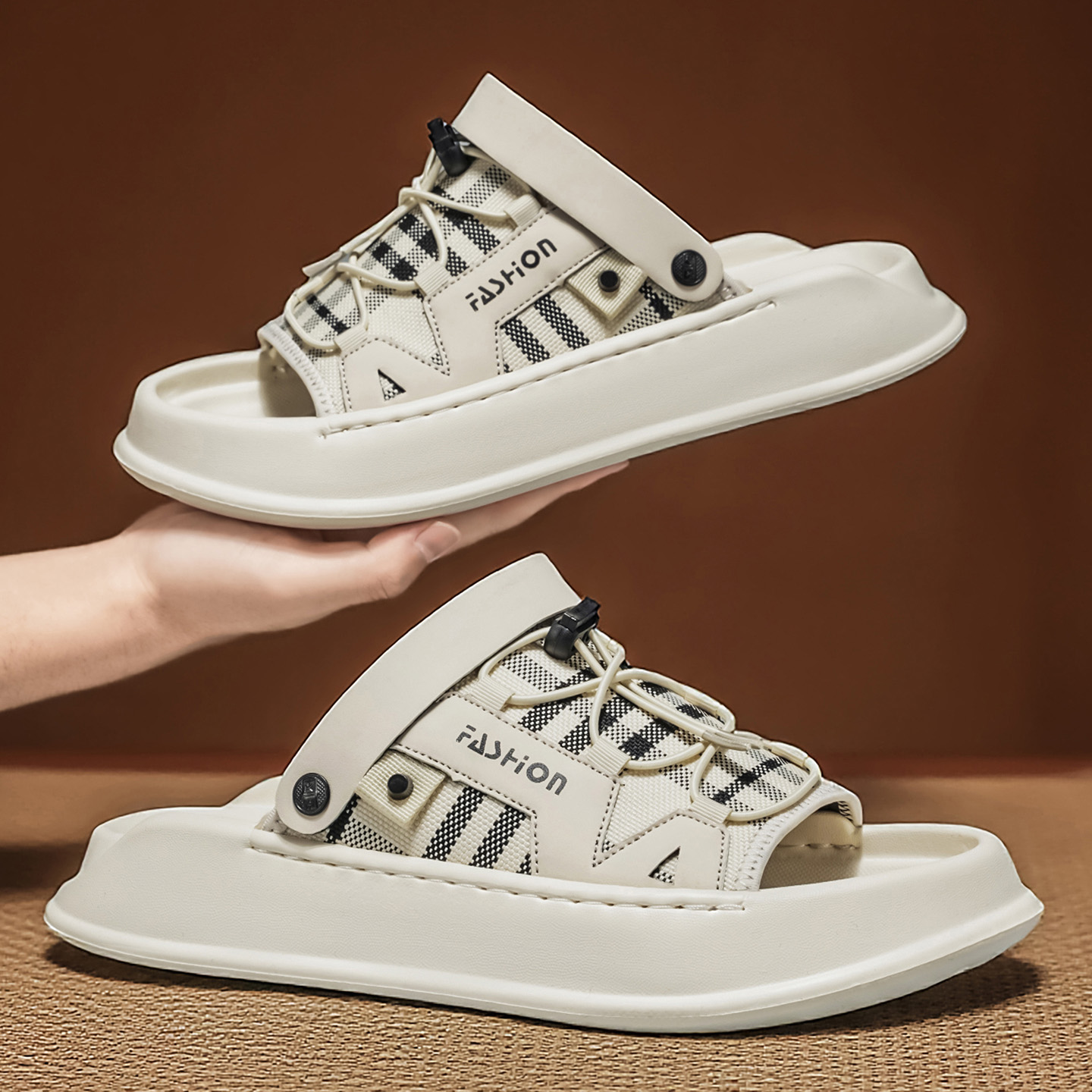 Men's Casual Slide Slippers Su - Men'S Shoes Comfortable Walking 评论和价格