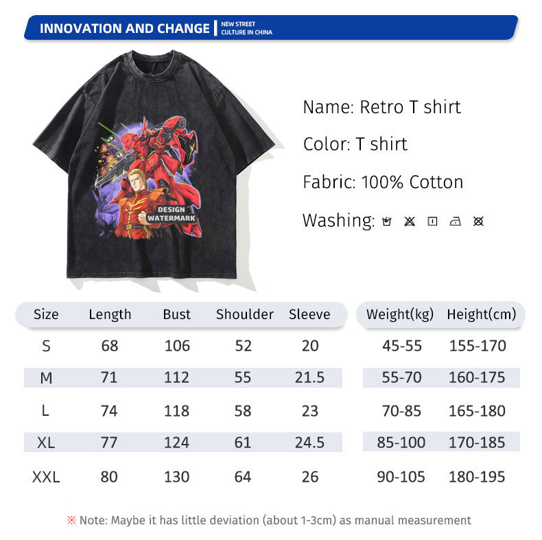Anime Sazabi Gundam T Shirts M - Men'S Shoes Xl 评论和价格