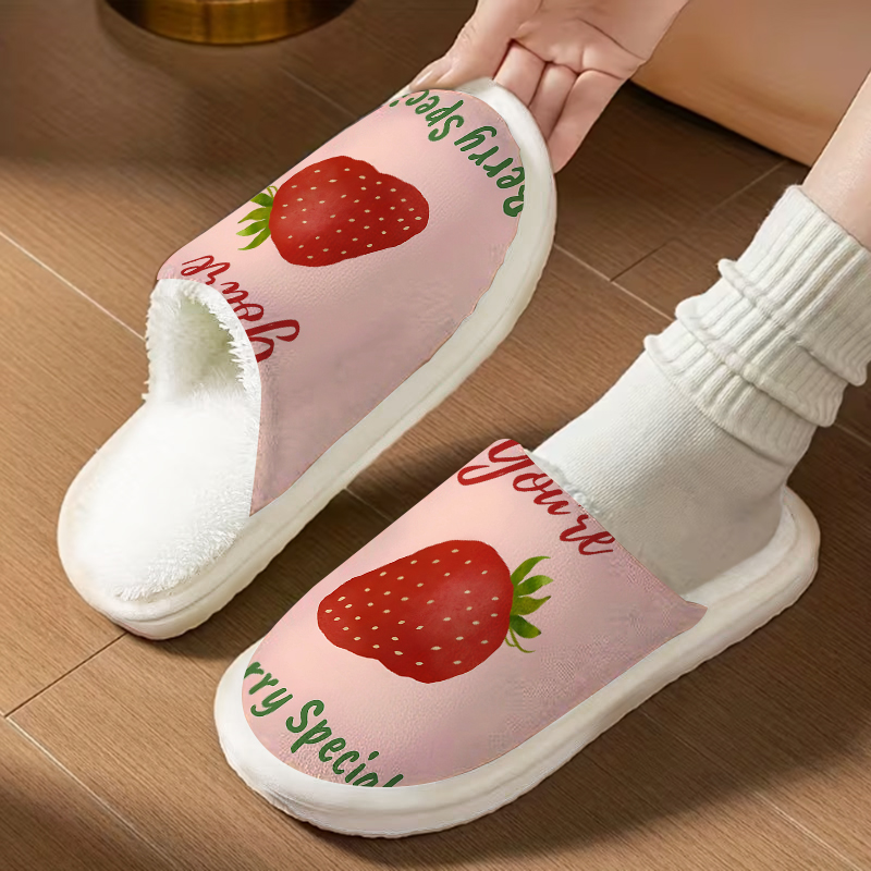 Strawberry Quote  Luxury Plush - Men Shoes Quotes 评论和价格