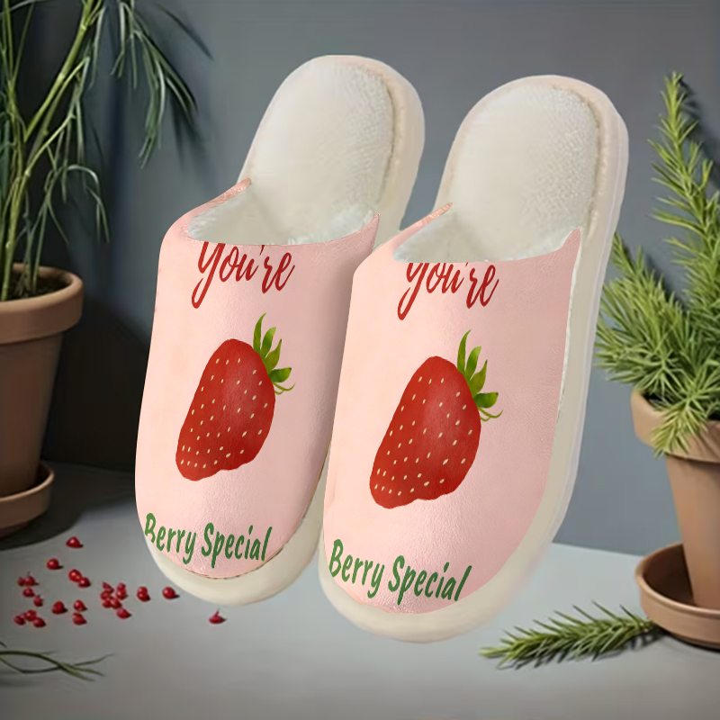 Strawberry Quote  Luxury Plush - Men Shoes Quotes 评论和价格