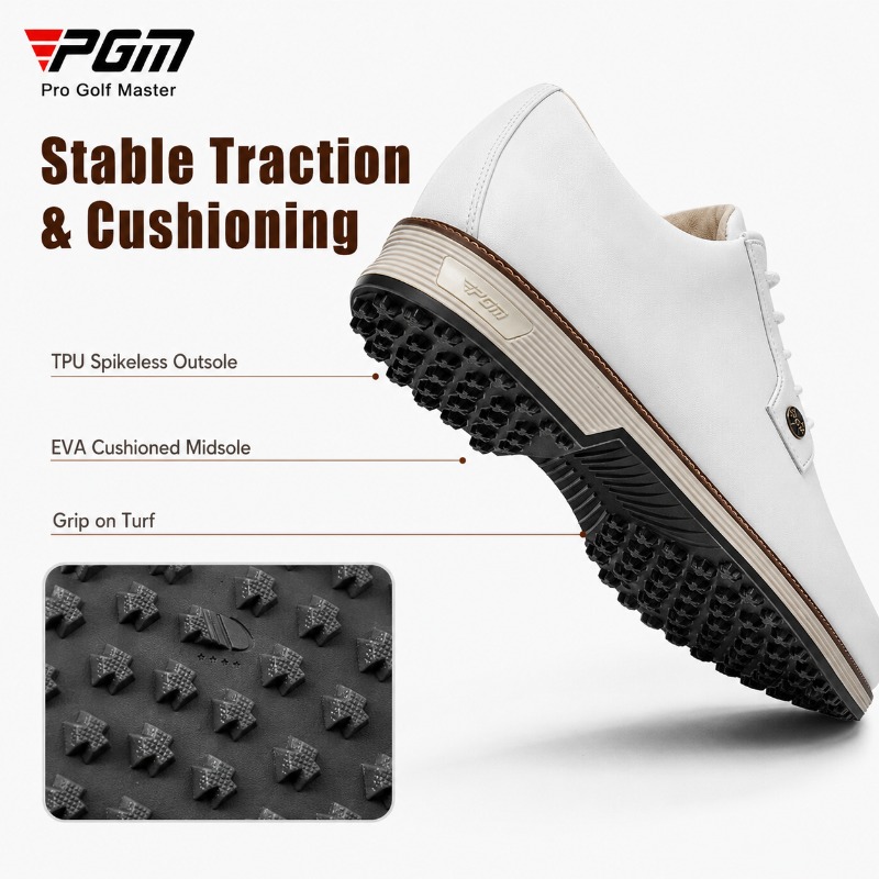 PGM Men's Cow Leather Golf Sho - Men Shoes Eu To Us 评论和价格