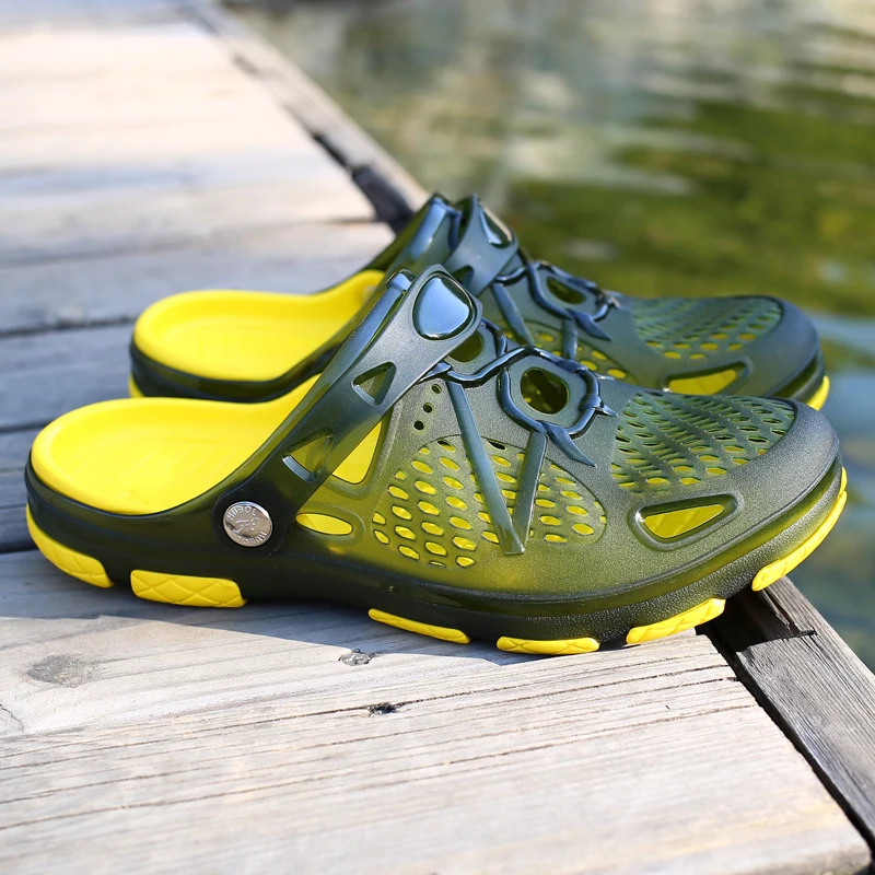 Men Casual Sandals Fashion Sli - Men'S Shoes Comfortable Walking 评论和价格
