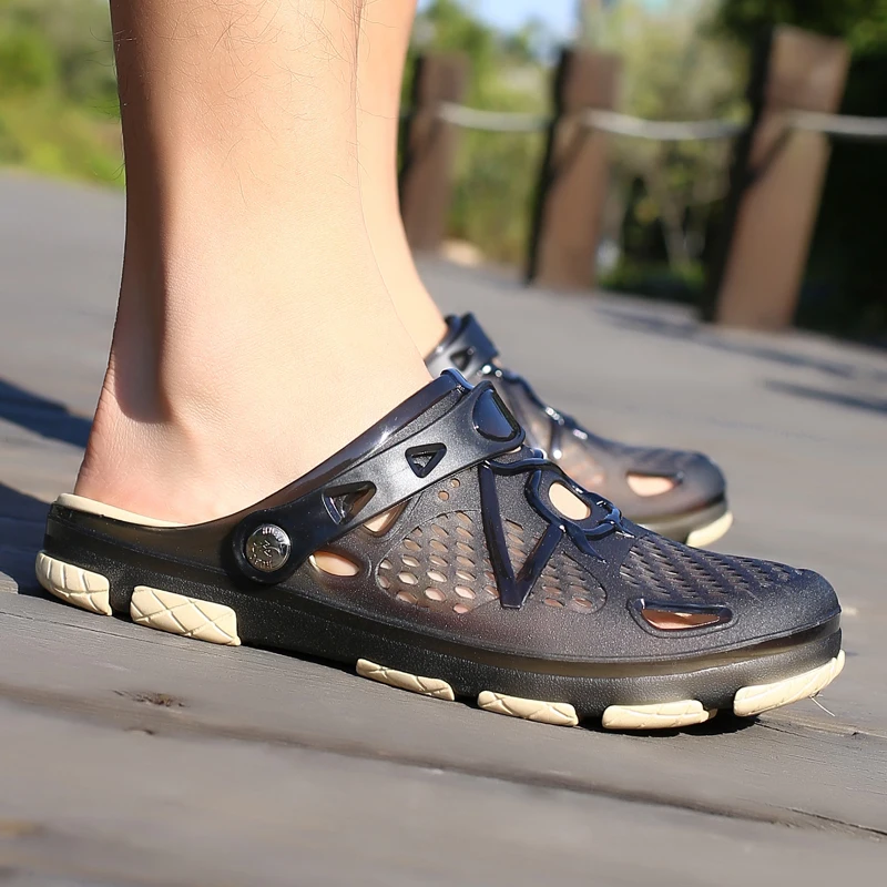 Men Casual Sandals Fashion Sli - Men'S Shoes Comfortable Walking 评论和价格