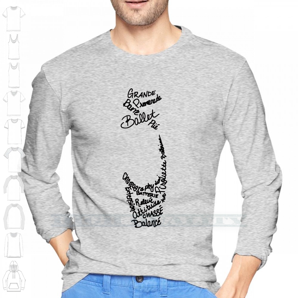 Pointe Shoe Ballet Shirt 100%  - Men Shoes Quotes 评论和价格