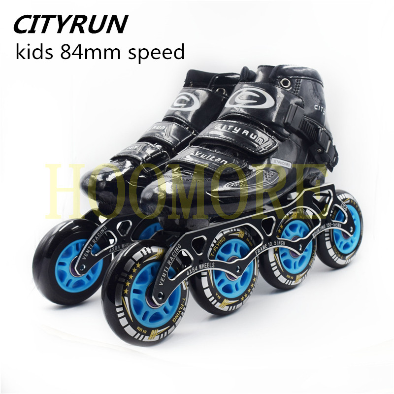 Kids Speed Skates Shoes 4X84mm - Men Shoes Eu To Us 评论和价格