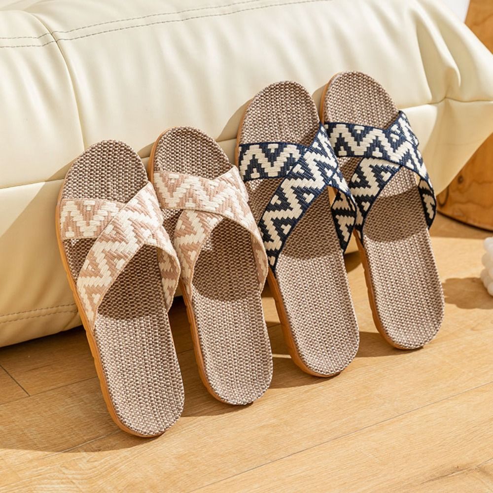 Fashion Ethnic Style Linen Cro - Men Shoes Style 评论和价格